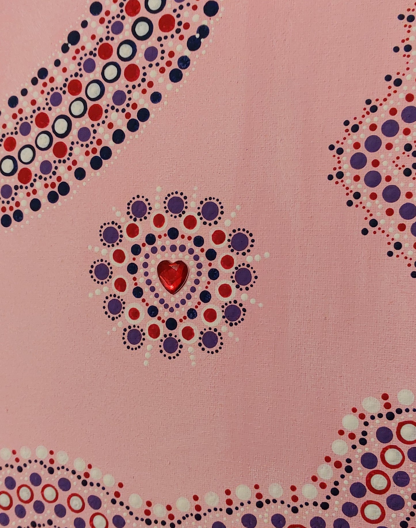 Center of Love Mandala Folk Art