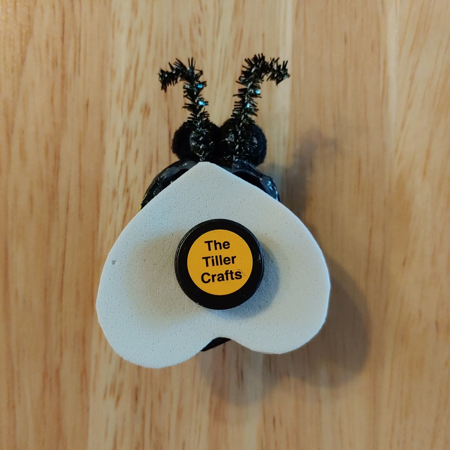 Buggy Bee Walnut Magnet (Sold Individually)