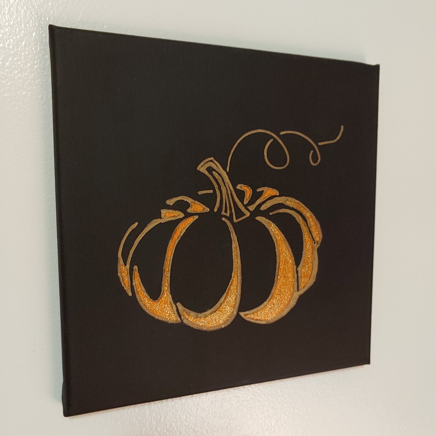 Simple Pumpkin Canvas Art