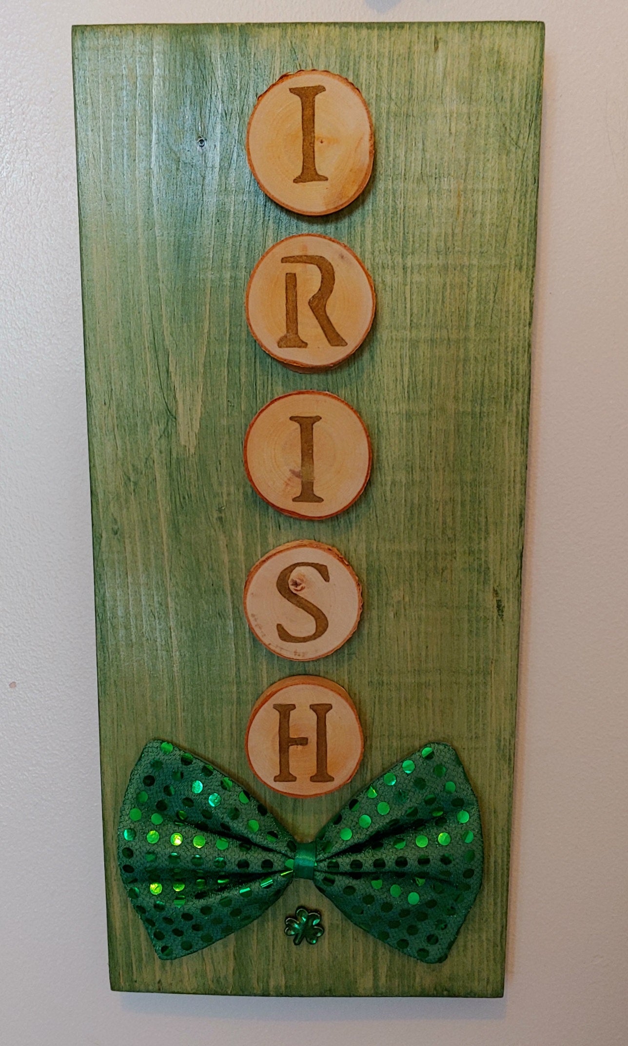 Bowtie Irish Plaque