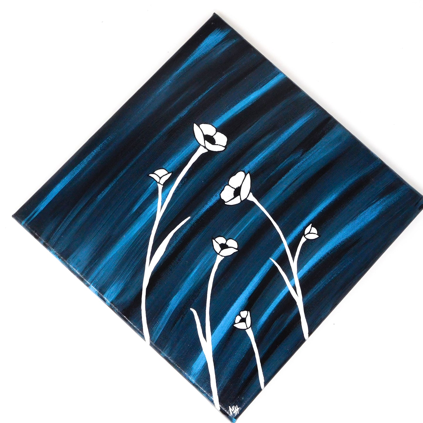 Poppies - Set of 4, 10x10 canvases