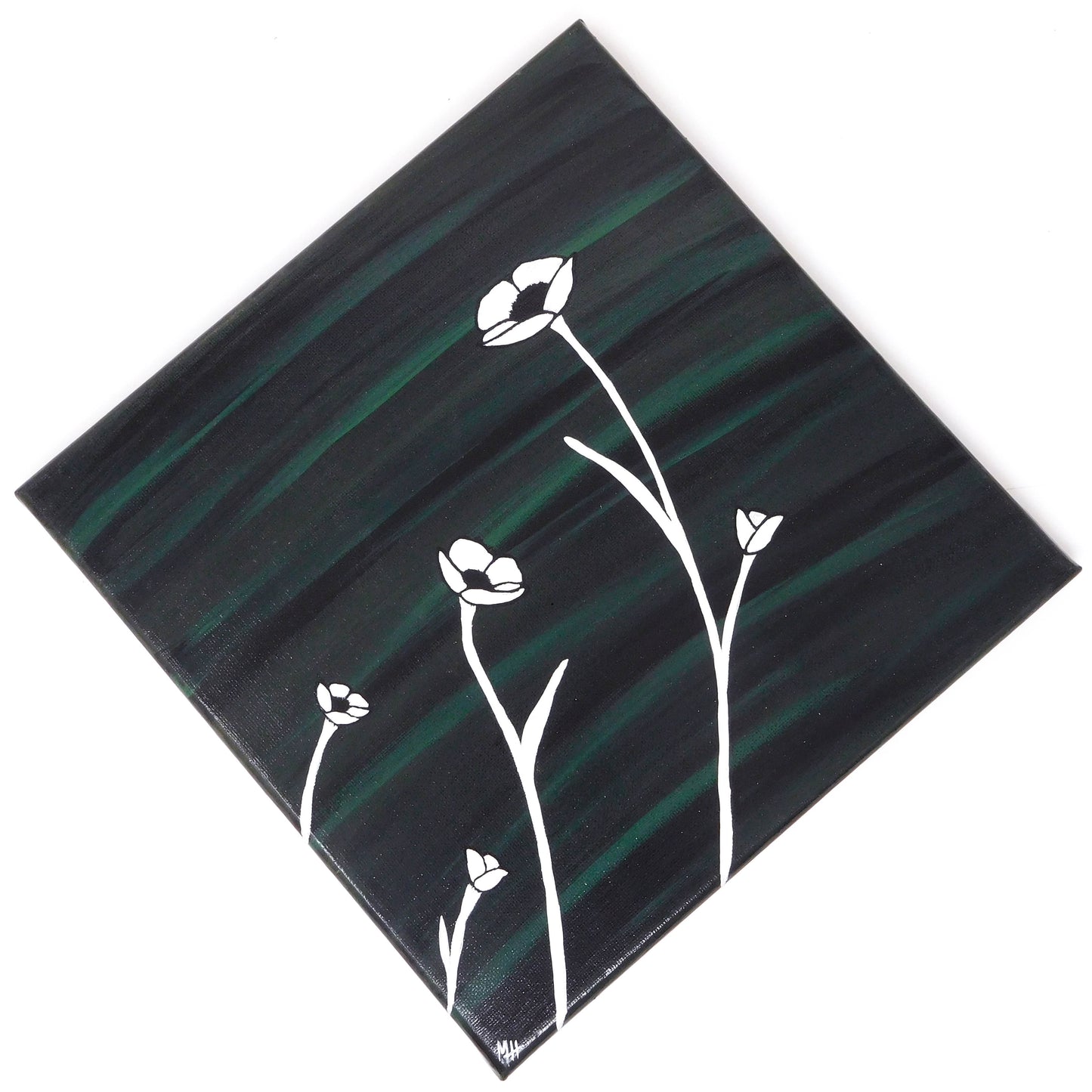 Poppies - Set of 4, 10x10 canvases
