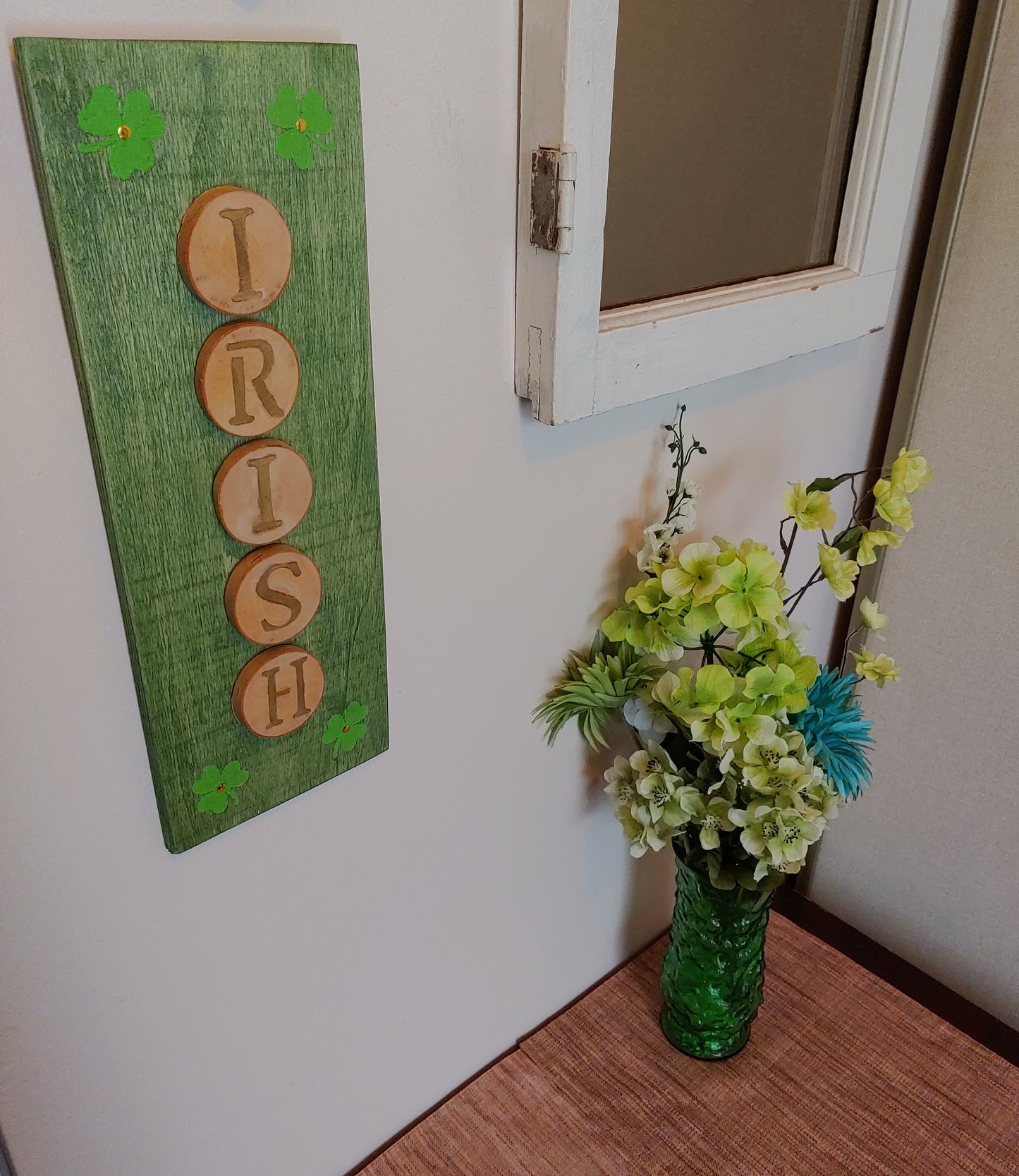 Shamrock Irish Plaque