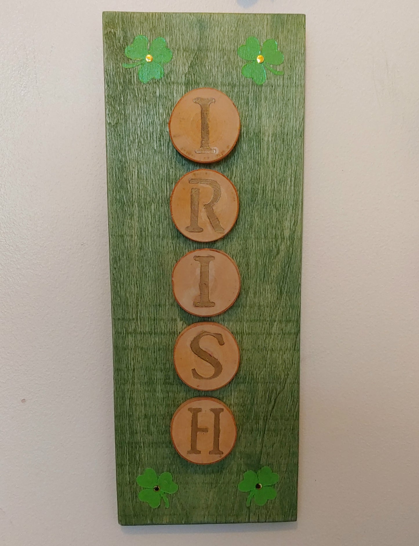 Shamrock Irish Plaque