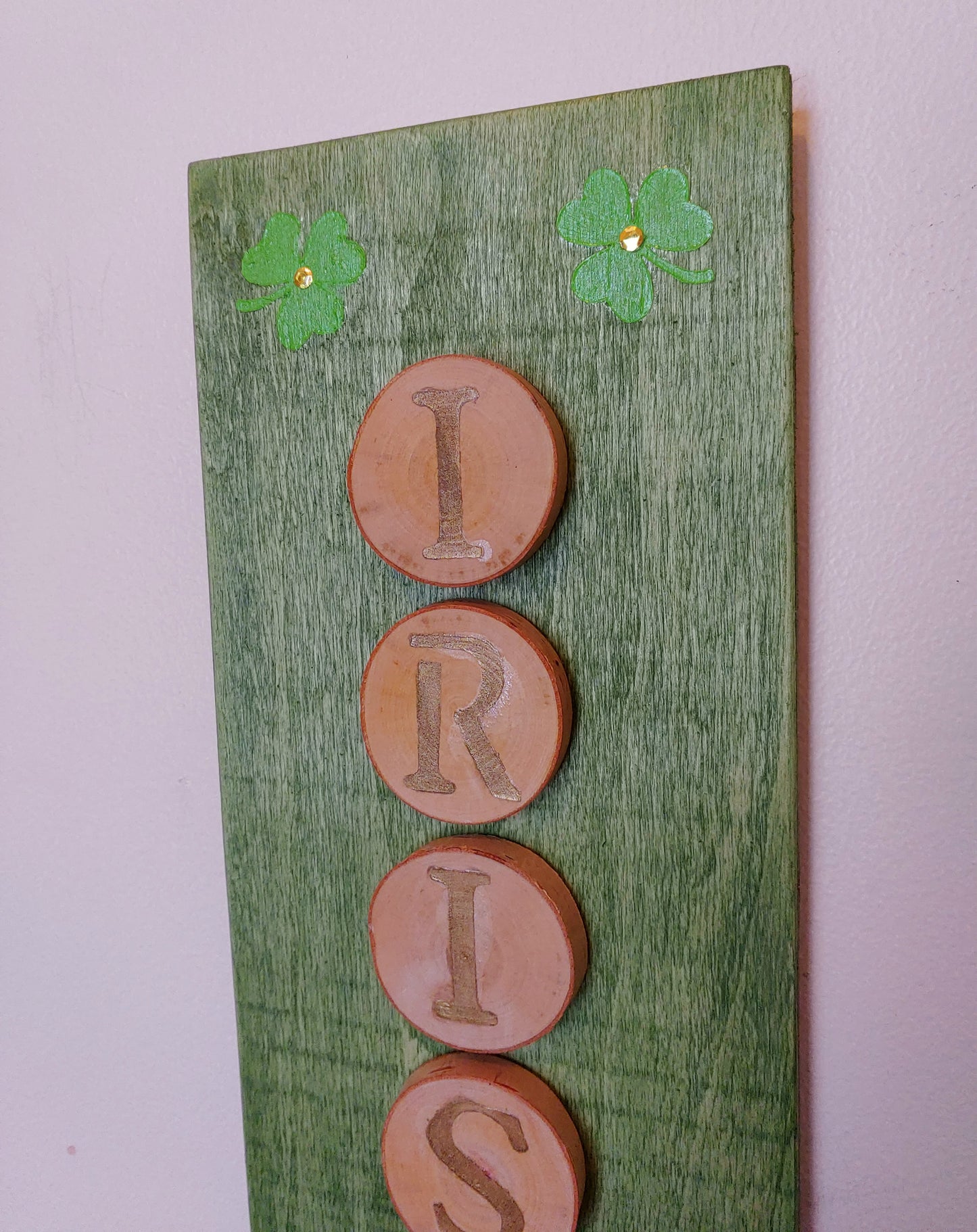 Shamrock Irish Plaque