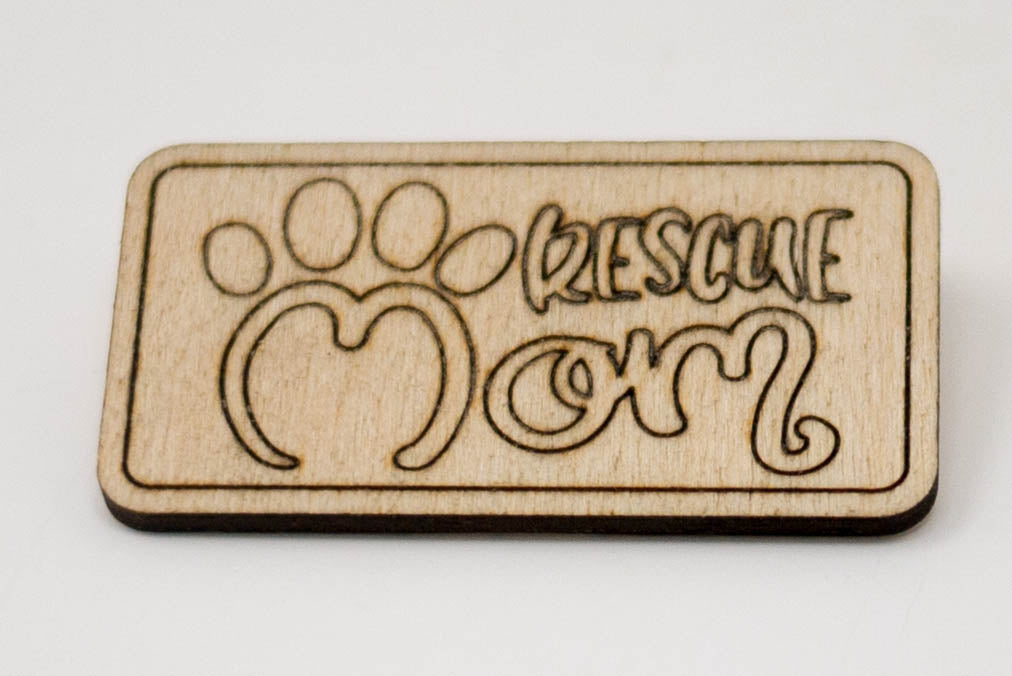Laser-Engraved Pet Badge