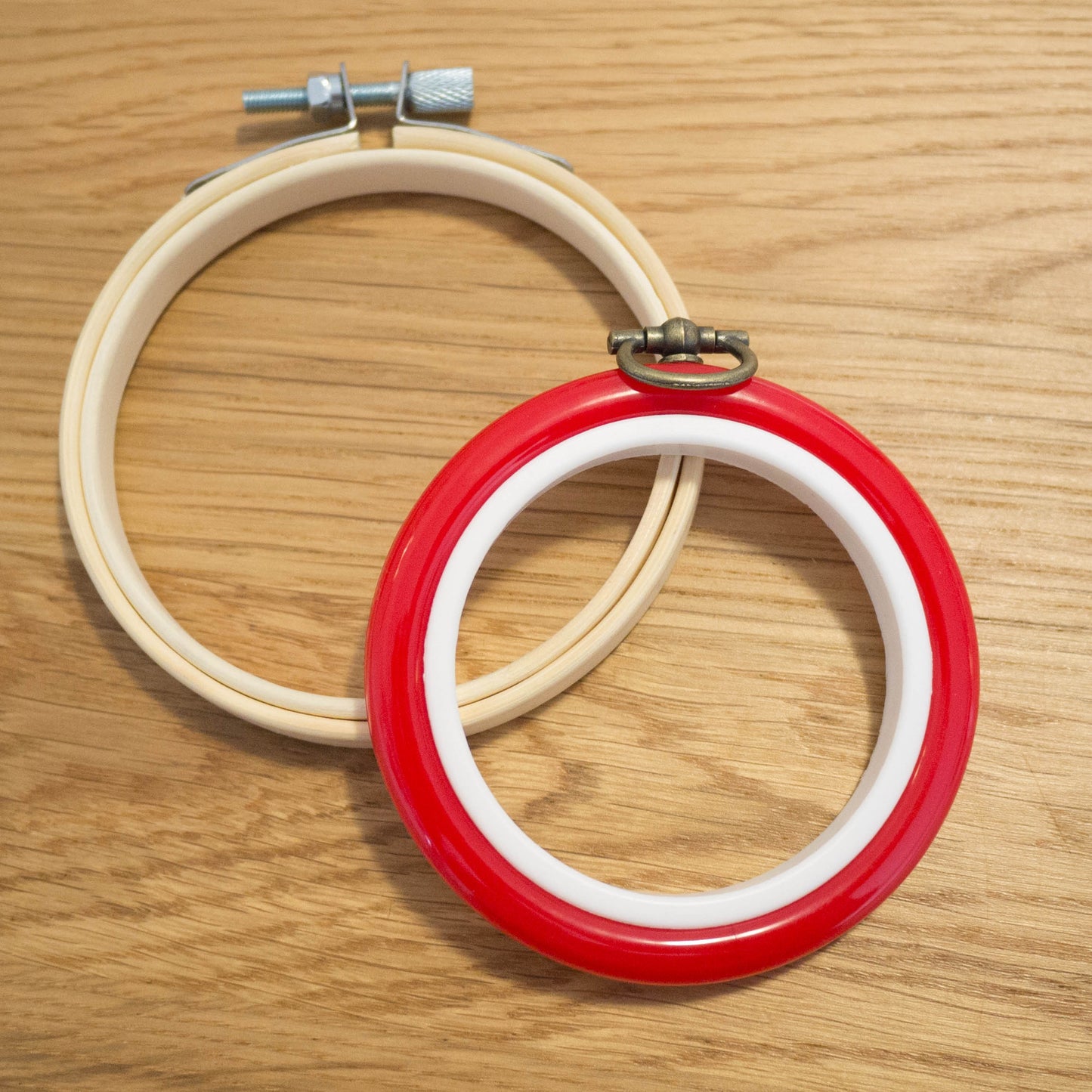 4" Hoop Embroidery Kit with 3" Hanging Frame