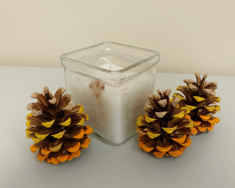 Autumn Ombre Painted Pinecones (Set of 3)