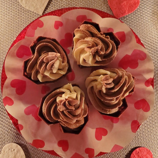 Chocolate Mousse Hearts