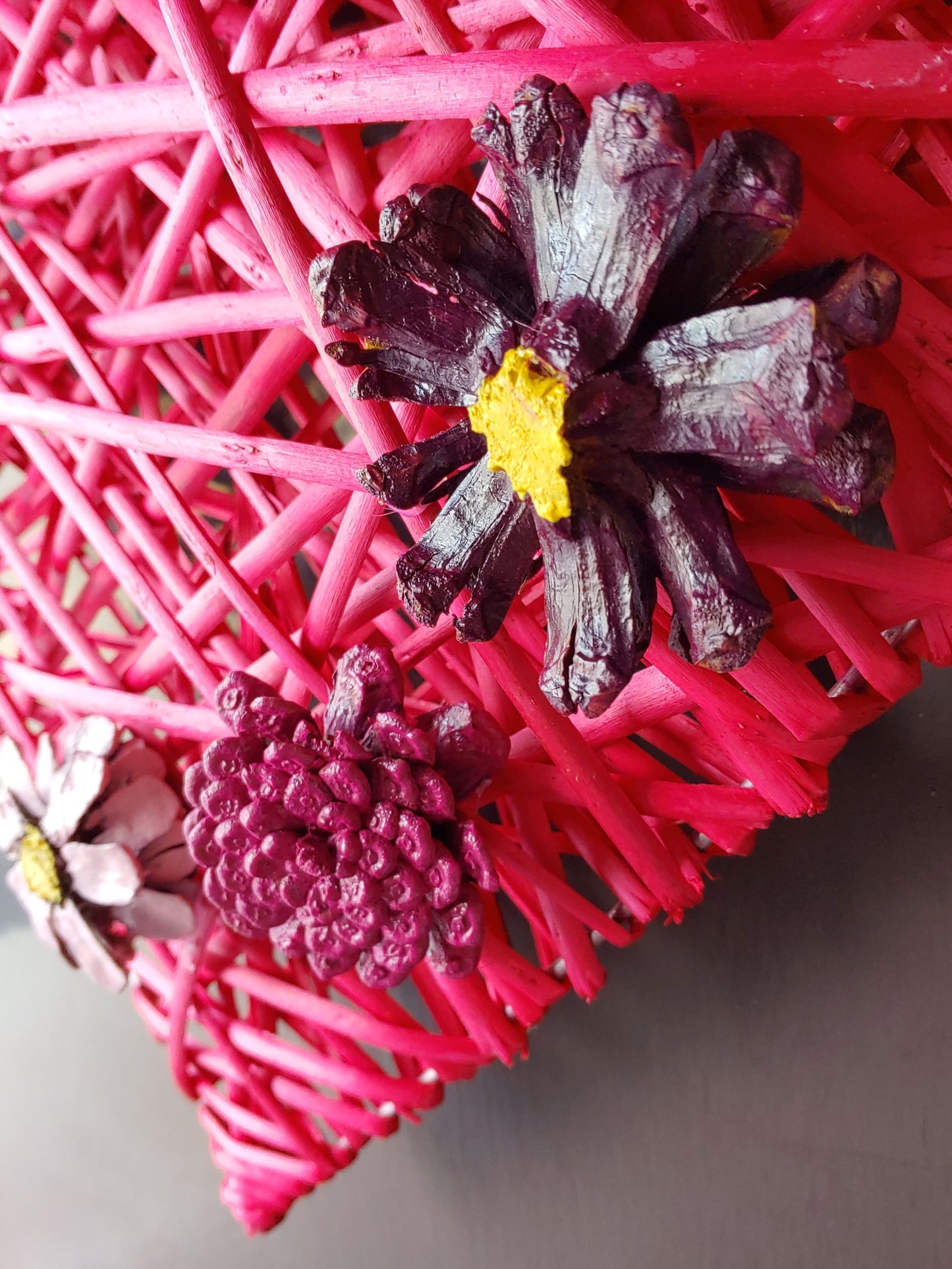 Wicker Heart Wreath