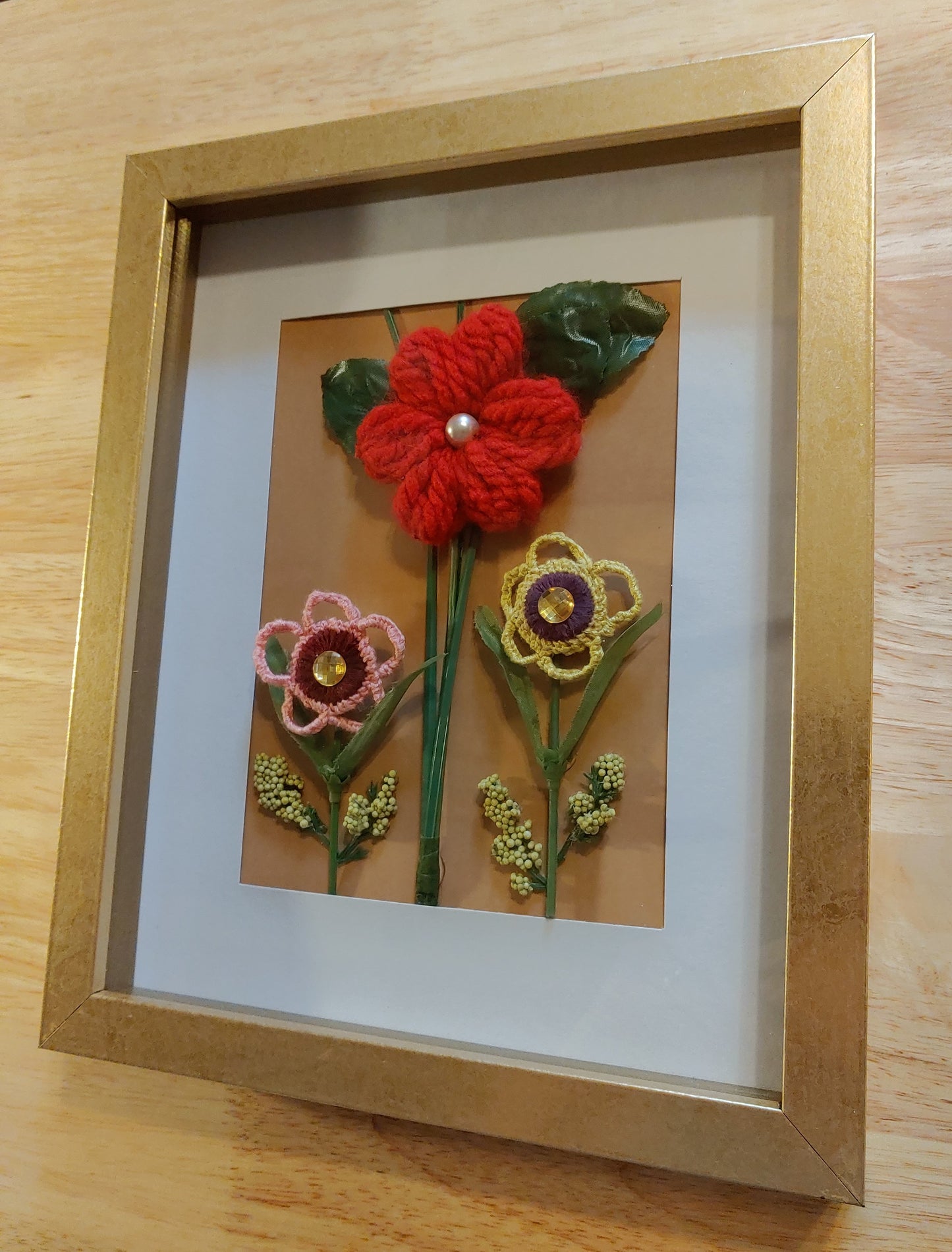 Hand-Embroidered Mini-Bouquets
