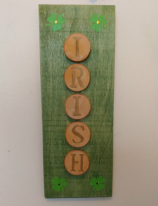 Shamrock Irish Plaque