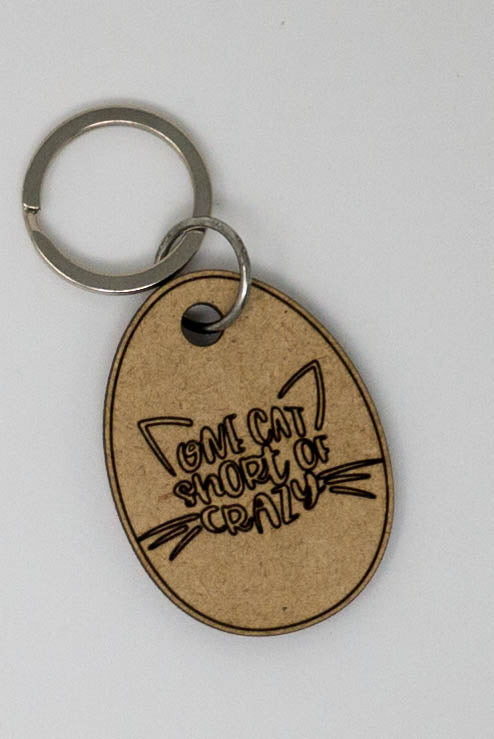 Laser Engraved Pet Key Chain