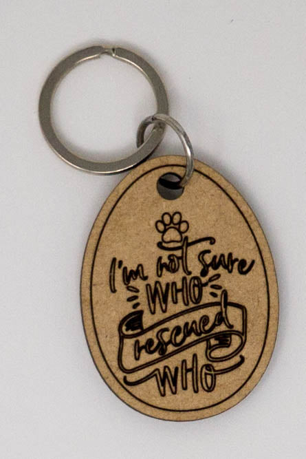 Laser Engraved Pet Key Chain