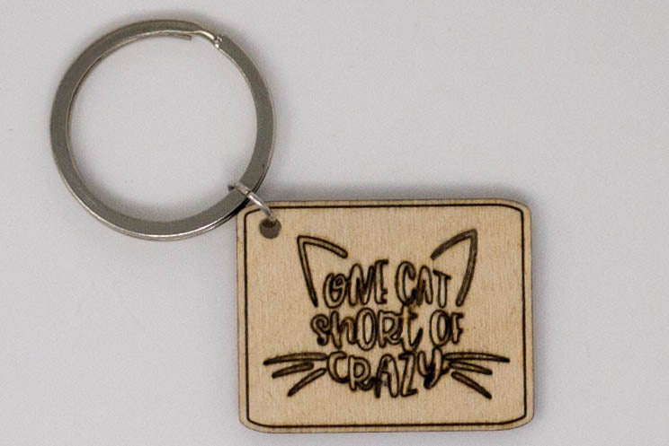 Laser Engraved Pet Key Chain