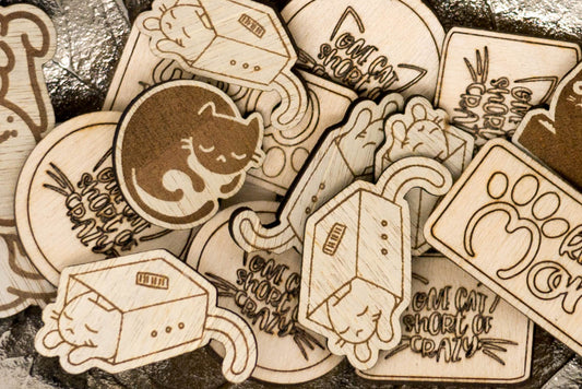 Laser-Engraved Pet Badge
