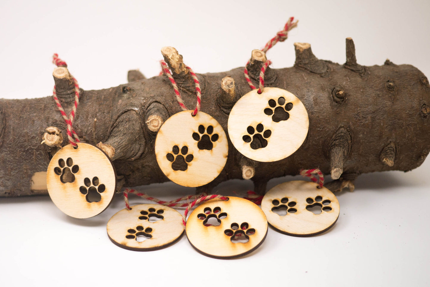 Laser Cut Wooden Christmas Ornaments