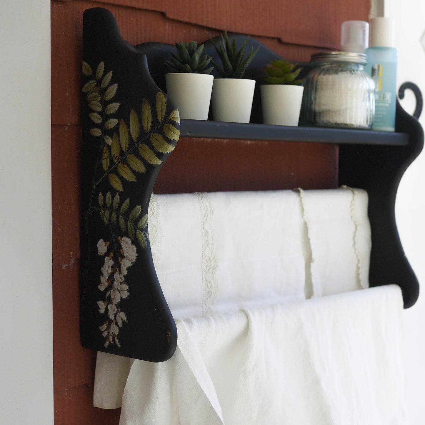 Black Towel Rail