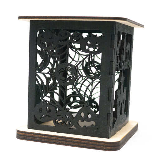 Laser-cut Halloween Lantern