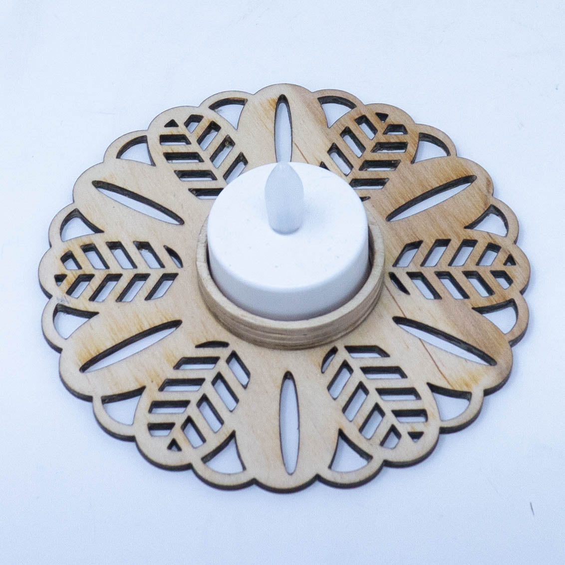 Laser-cut Candle Holder