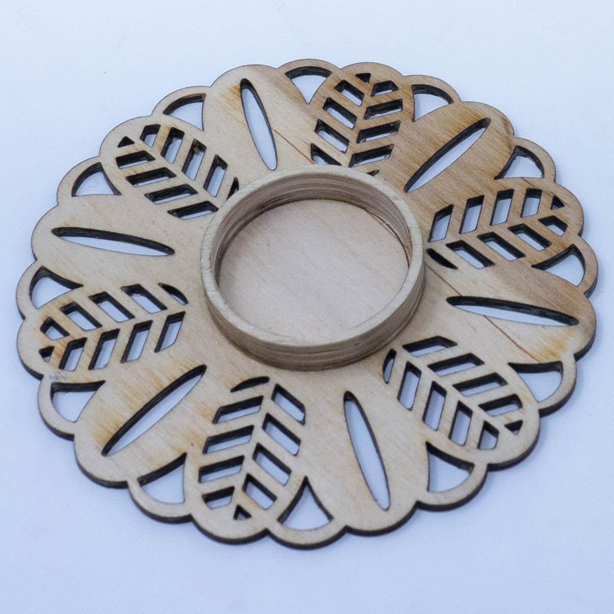 Laser-cut Candle Holder